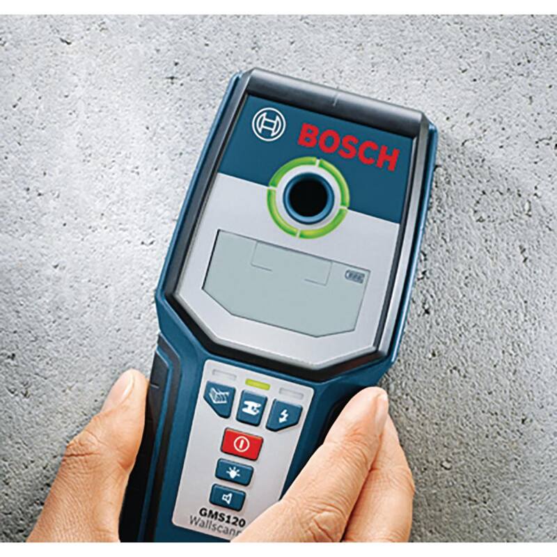 Bosch Digital Wall Scanner with Modes for Wood, Metal, and AC Wiring - GMS120