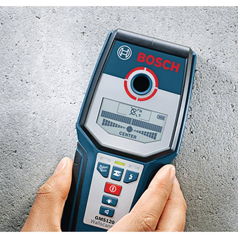 Bosch Digital Wall Scanner with Modes for Wood, Metal, and AC Wiring - GMS120