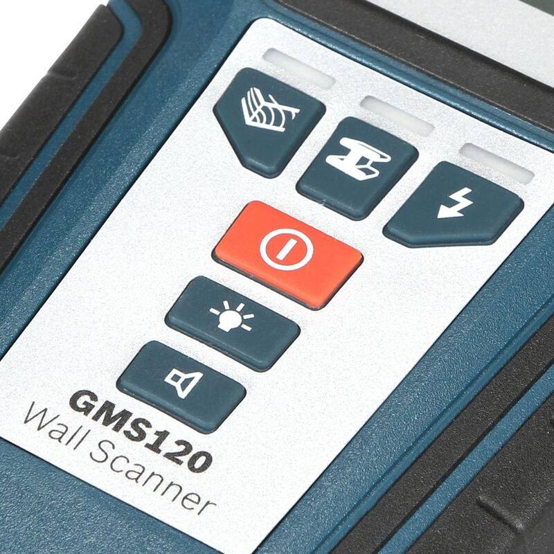 Bosch Digital Wall Scanner with Modes for Wood, Metal, and AC Wiring - GMS120