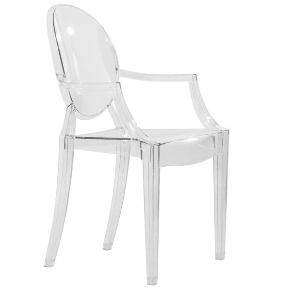 Kd Americana Carroll Modern Acrylic Chair - Clear - KD3026940