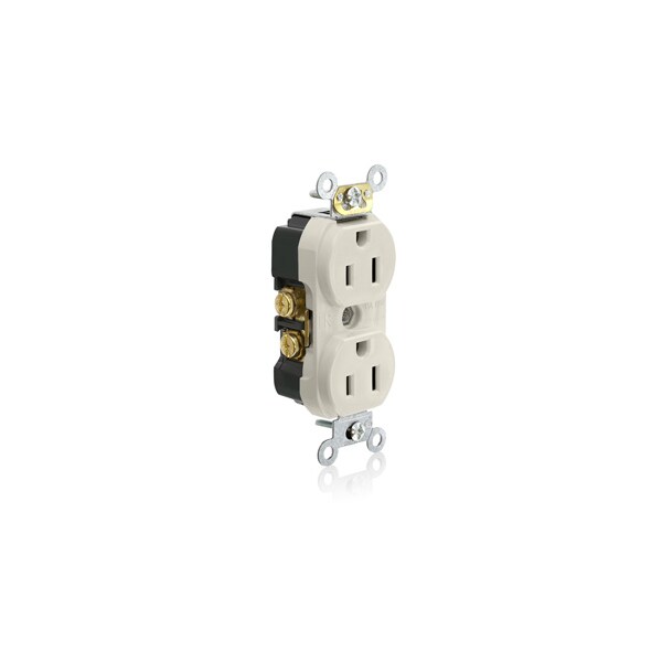 Leviton Electrical Receptacles 515R Tr Comm Gr Nrw La - TBR15-T