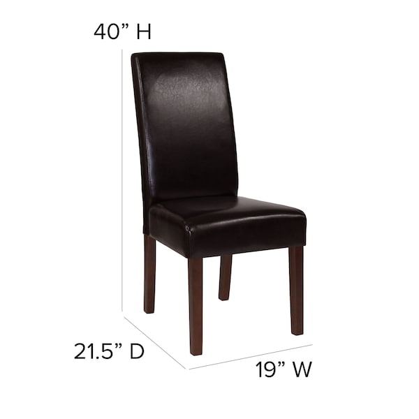 Flash Furniture 19 W, 21.5 L, 40 H - 4-QY-A37-9061-BRNL-GG