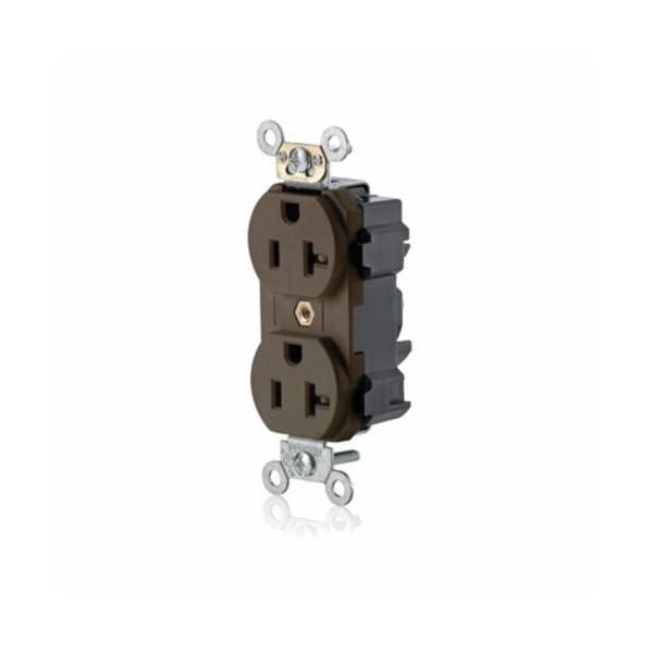 Leviton Electrical Receptacles Br Rec Dup Slim 20A125V - M5362-S