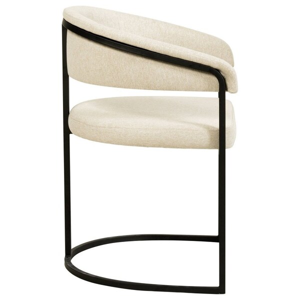 Leisuremod Aero Collection Modern Dining Chair in Taupe, 2PK - AC23TP2