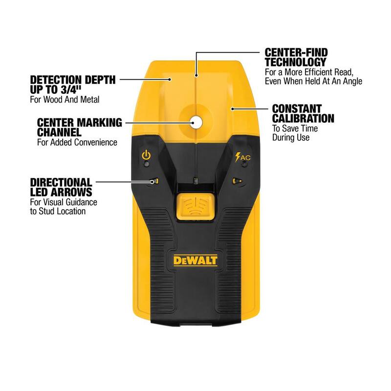 DEWALT 3/4 in. Stud Finder and 9 in. Torpedo Level - DW0100W43003