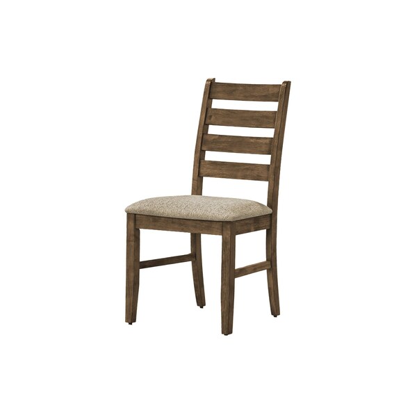 Monarch Specialties Dining Chair, 38'' Height, Upholstered, Antique Brown, Brown Fabric, Transitional, 2PK - I 1342