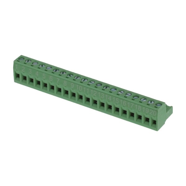 Molex 5.08Mm Euro Plug Ra Grn 10A 20Ckt - 395305120