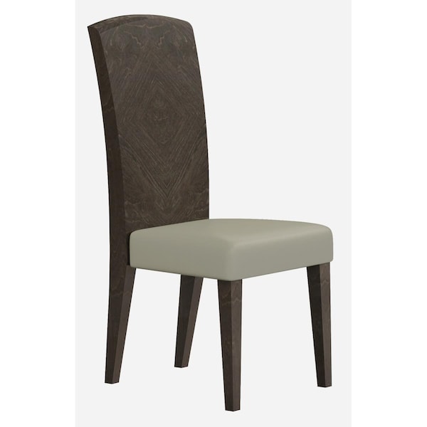 Homeroots Gray Dining Chair - 19 x 21.5 x 43.5 in. - 366368