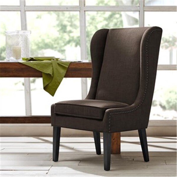 Madison Park Garbo Captains Dining Chair - Charcoal - FPF20-0281