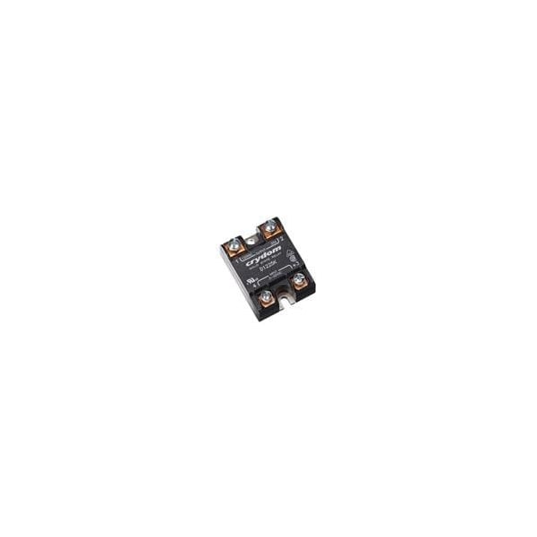 Relevadores de Estado Sólido Crydom - Relevador SSR de Montaje Industrial, Montaje en Panel, IP00, 140Vca/25A, 3-32Vcc de Entrada, Zero - D1225K