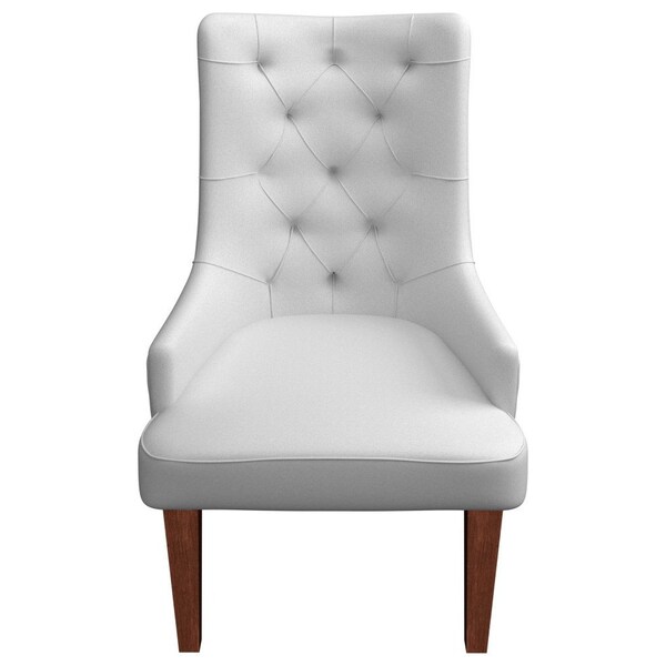 Leisuremod Spruce Collection Modern Wooden Dining Chair in Light Grey, 4PK - SC24LGR4