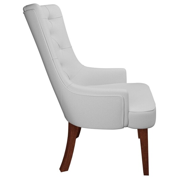 Leisuremod Spruce Collection Modern Wooden Dining Chair in Light Grey, 4PK - SC24LGR4