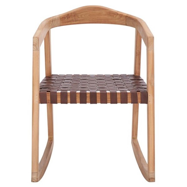 Safavieh Willa Rocking Dining Chair, Cognac & Natural - DCH4005B