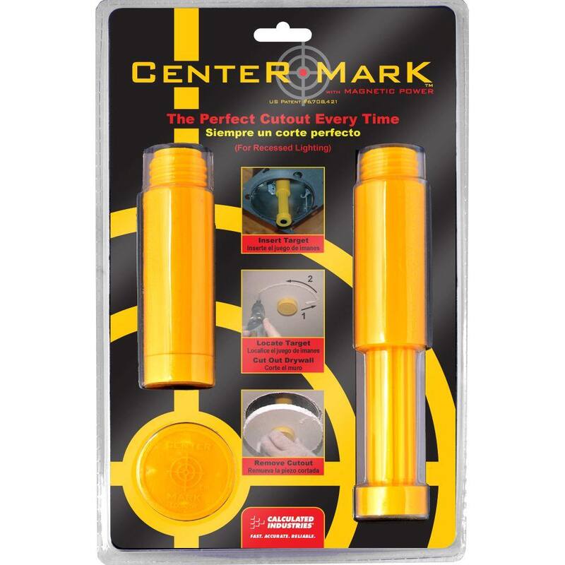 Calculated Industries Center Mark Drywall Recessed Light Fixture Locator Tool Kit (3-Piece) - 8110
