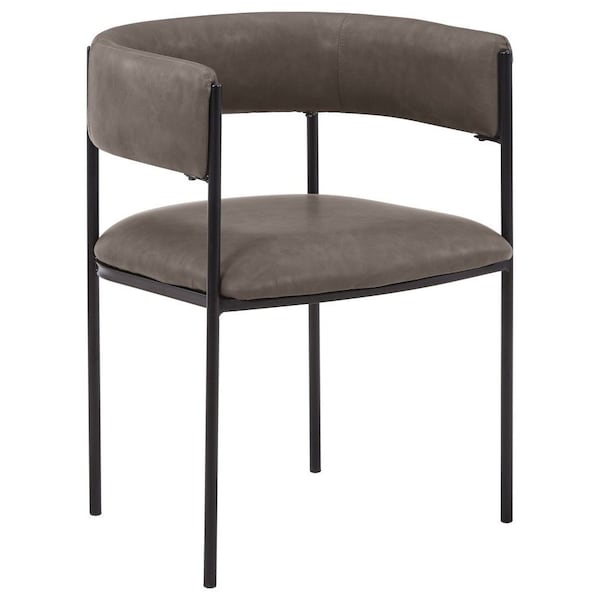 Leisuremod Cyril Collection Modern Chair in Charcoal - CDC22CH