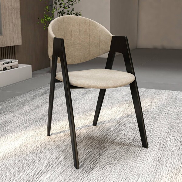 Leisuremod Savor Collection Modern Dining Chairin Grey - SC22GR