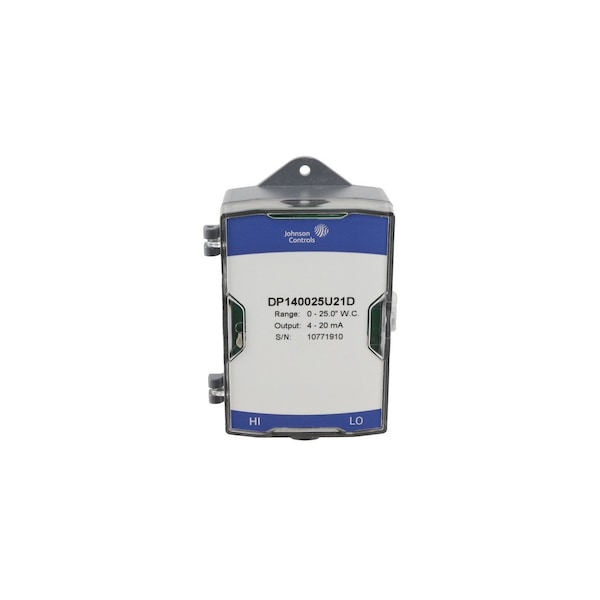 Johnson Controls 0-25 in. wc 4-20mA 0.5%ACC TRNSMTR - DP140025U21D