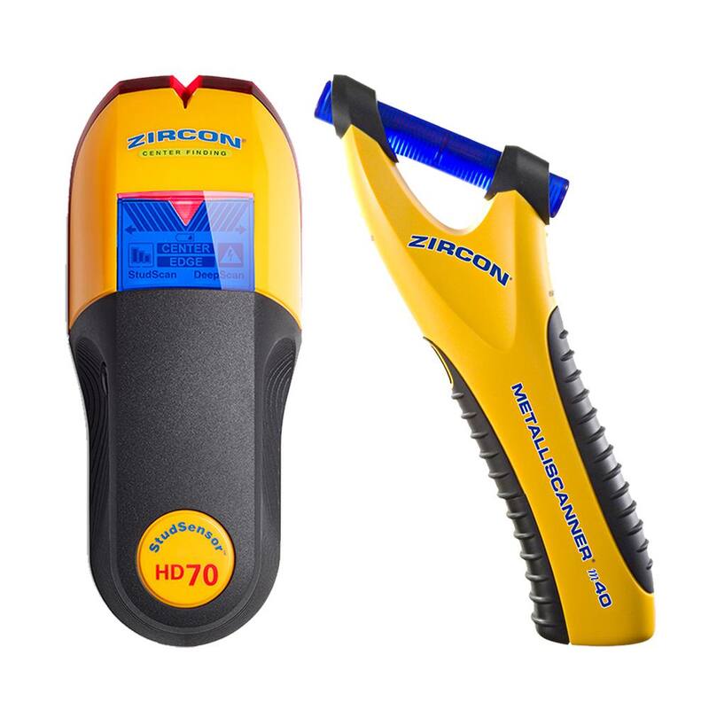 Zircon StudSensor HD70 OneStep and MetalliScanner m40 2-Tools for 1 Job - 71421