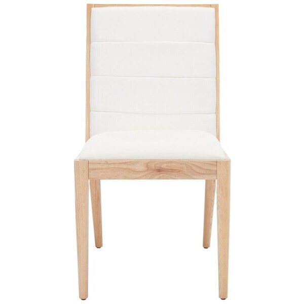 Safavieh Laycee Linen Dining Chair, Natural & White, 2PK - SFV4148B-SET2
