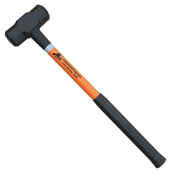 Leatherhead Tools Sledge Hammer, 24" Orange Fiberglass Handle, 8 lb. Head - SLO-8-24
