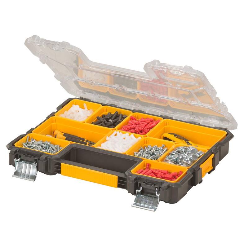 DEWALT 3/4 in. Stud Finder and 10-Compartment Shallow Pro Small Parts Organizer - DW0100WST14925
