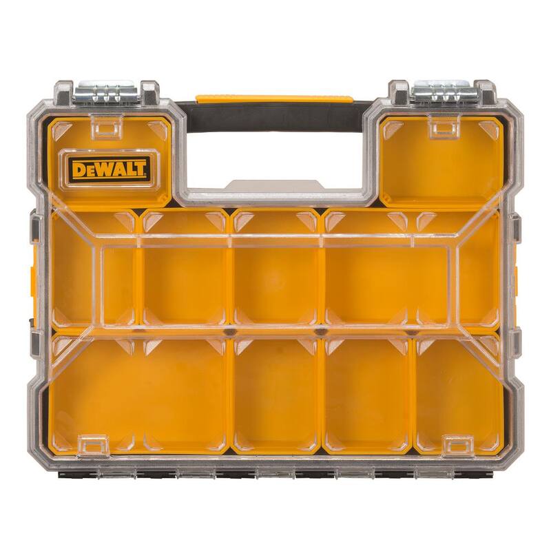 DEWALT 3/4 in. Stud Finder and 10-Compartment Shallow Pro Small Parts Organizer - DW0100WST14925