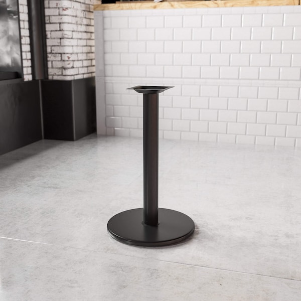 Flash Furniture Round Restaurant Table Base with 3 Dia. - XU-TR18-GG