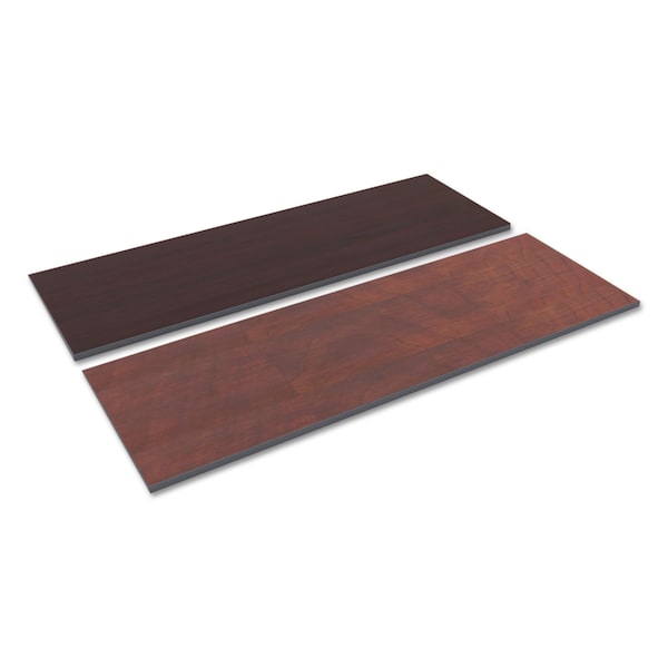 Alera Reversible Laminate Table Top, Rect, 71.5Wx23-5/8, Med Cherry/Mahogany - ALETT7224CM