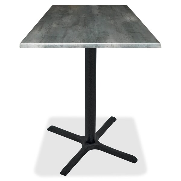 Holland Bar Stool Co 30" x 30" Black Steel, Indoor/Outdoor All-Season EnduroTop Table Top - OD30SBLKSTL