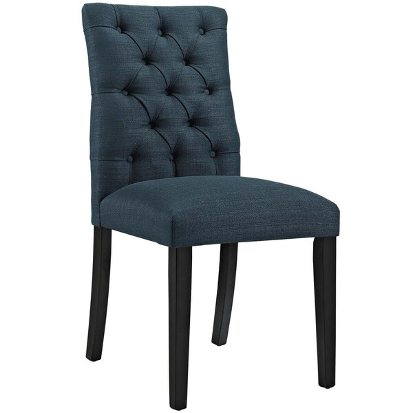 Modway Furniture 37.5 H x 24.5 W x 18.5 L in. Duchess Fabric Dining Chair, Azure - EEI-2231-AZU