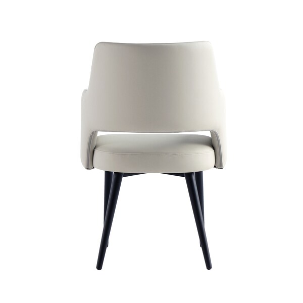Manhattan Comfort Tremont Dining Arm Chair in Stone - DC104AR-ST