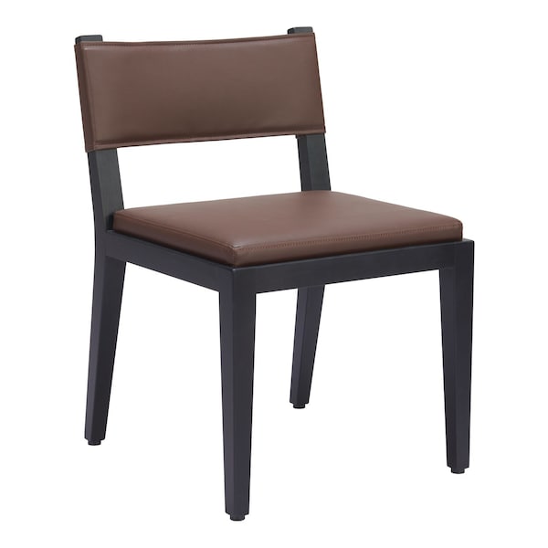 Zuo Modern Roxas Dining Chair Set Of 2 Brown - 109979