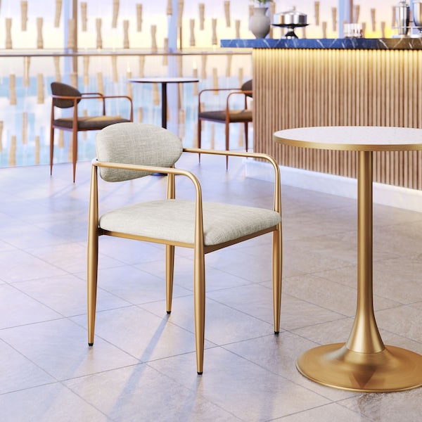 Zuo Modern Zens Dining Chair Set Of 2 Quill Gray - 110207