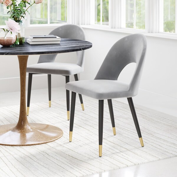 Zuo Modern Menlo Dining Chair Set Of 2 Gray - 109874