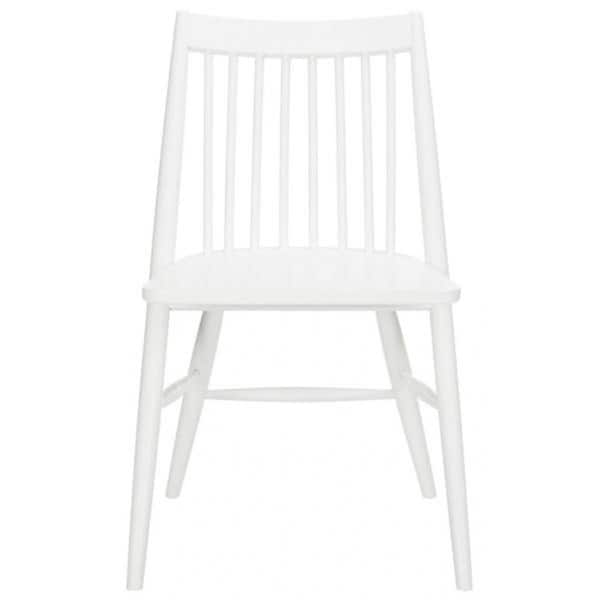 Safavieh 19 in. Wren Spindle Dining Chair, White - DCH1000B-SET2