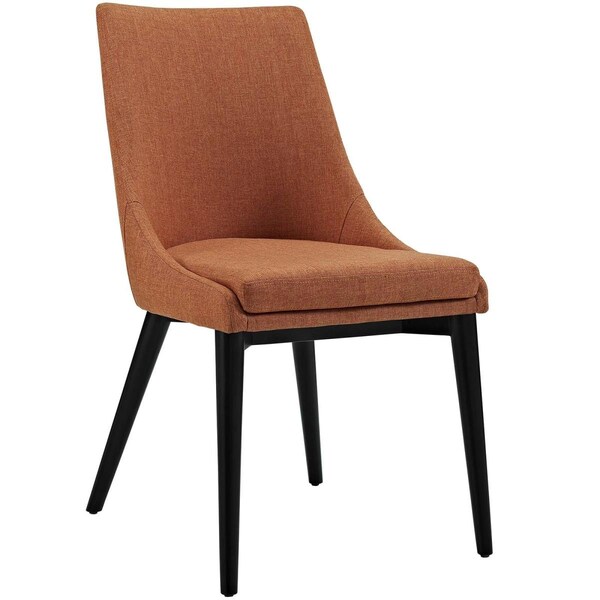 Modway Furniture 34 H x 19 W x 23.5 L in. Viscount Fabric Dining Chair, Orange - EEI-2227-ORA
