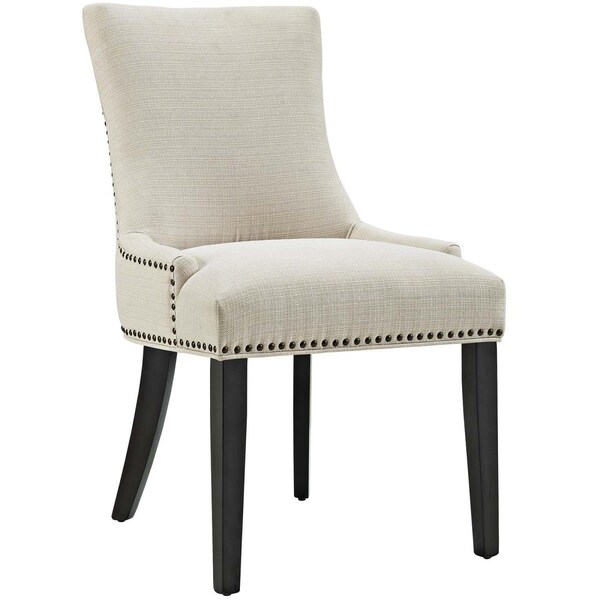 Modway Furniture 36 H x 25 W x 22 L in. Marquis Fabric Dining Chair, Beige - EEI-2229-BEI