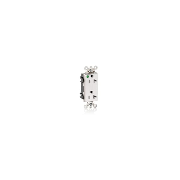 Leviton Electrical Receptacles Eb Rec Dup Hg Dec Slim 20A125V - M1636-HGE