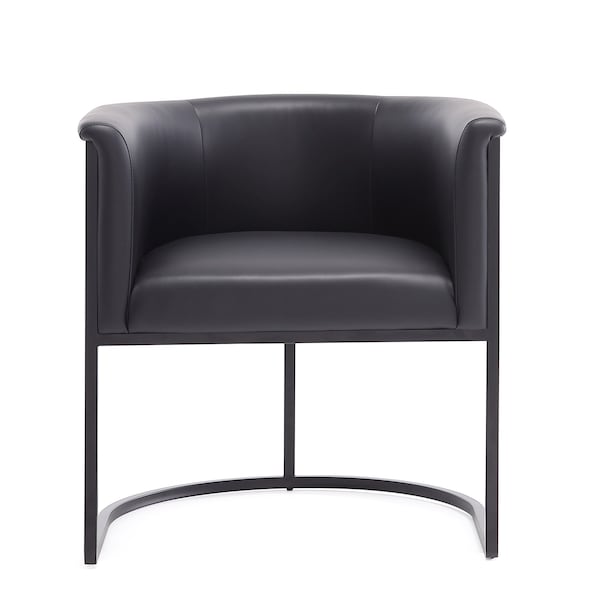 Manhattan Comfort Cosmopolitan Dining Chair in Black Set of 2 - 2-DC044-BK