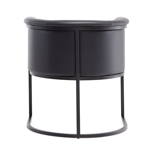 Manhattan Comfort Cosmopolitan Dining Chair in Black Set of 2 - 2-DC044-BK
