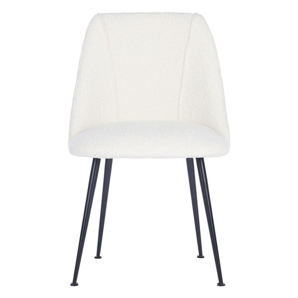 Safavieh Foster Poly Blend Dining Chair, Ivory & Black - SFV4508C