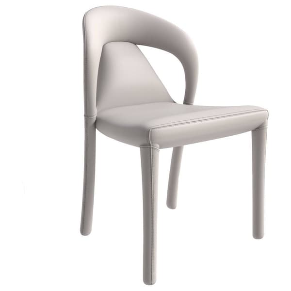 Leisuremod Solace Series Modern Dining Chair in Light Grey - SC49LGR