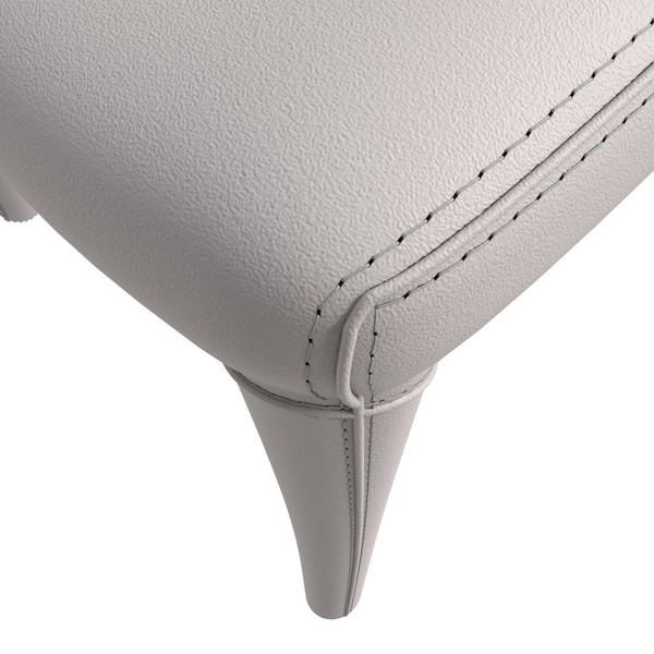 Leisuremod Solace Series Modern Dining Chair in Light Grey - SC49LGR