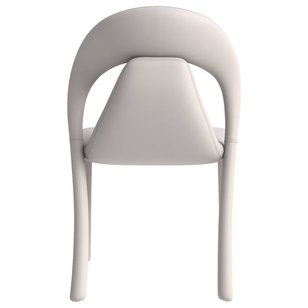 Leisuremod Solace Series Modern Dining Chair in Light Grey - SC49LGR