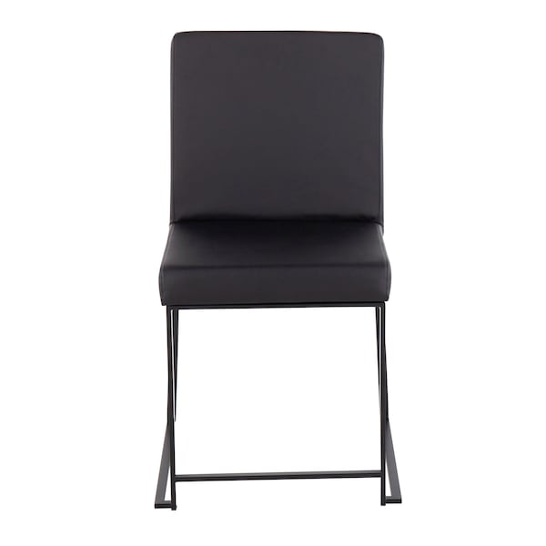 Lumisource High Back Fuji Dining Chair - Set of 2 PR - DC-HBFUJI BKBK2
