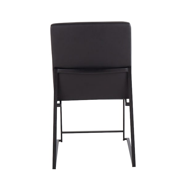 Lumisource High Back Fuji Dining Chair - Set of 2 PR - DC-HBFUJI BKBK2
