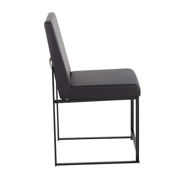 Lumisource High Back Fuji Dining Chair - Set of 2 PR - DC-HBFUJI BKBK2