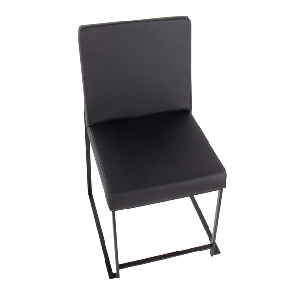Lumisource High Back Fuji Dining Chair - Set of 2 PR - DC-HBFUJI BKBK2