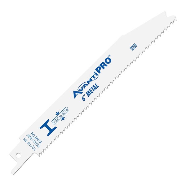 Avanti Pro AvantiPro 6" 10/18 TPI BM Recip B, PK200, 200 PK - PS0618AF200