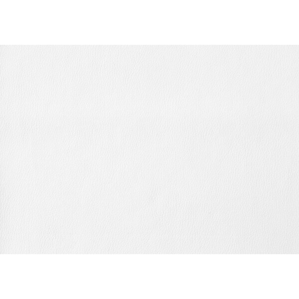 Homeroots 39.5 in. White Leather Look; Foam & Chrome Metal Dining Chairs - Pack of 2 - 332610